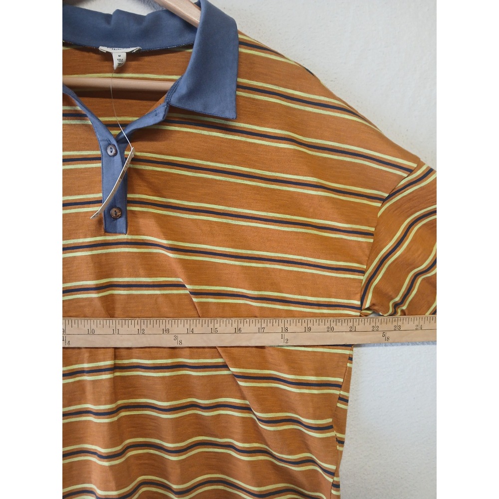 Pilcro polo cropped top rugby preppy NWT indie medium - Picture 4 of 10